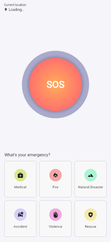 SOS App — app screenshot