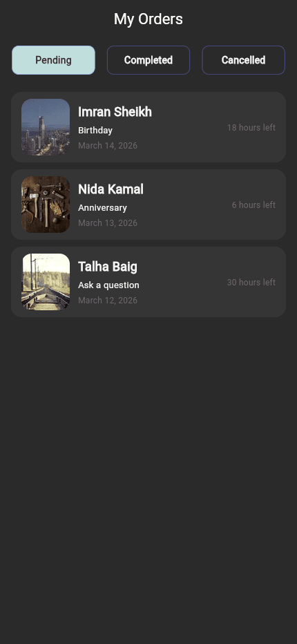 StarShare — app screenshot