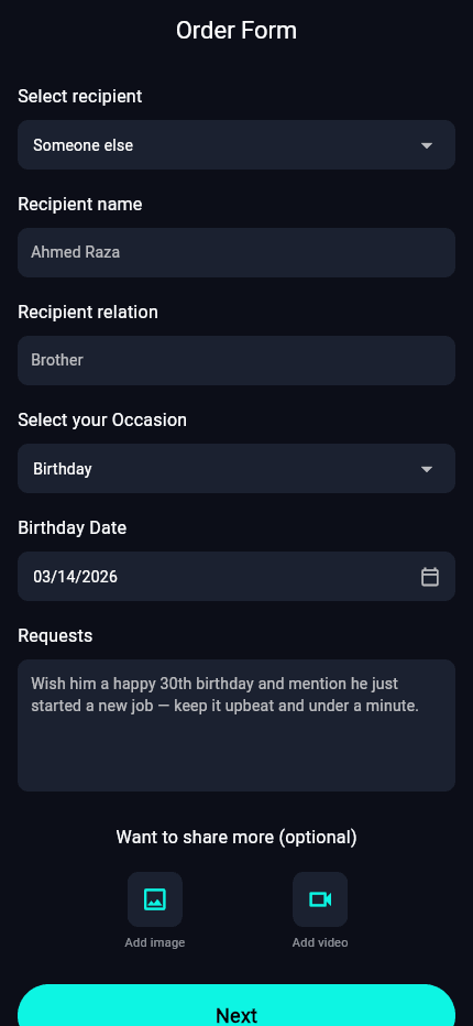 StarShare — app screenshot